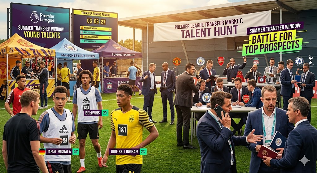 Premier League Clubs Battle for Top Young Talents in Summer Market