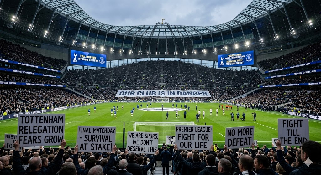 Tottenham Relegation Fears Grow Ahead of Final Premier League Matchday