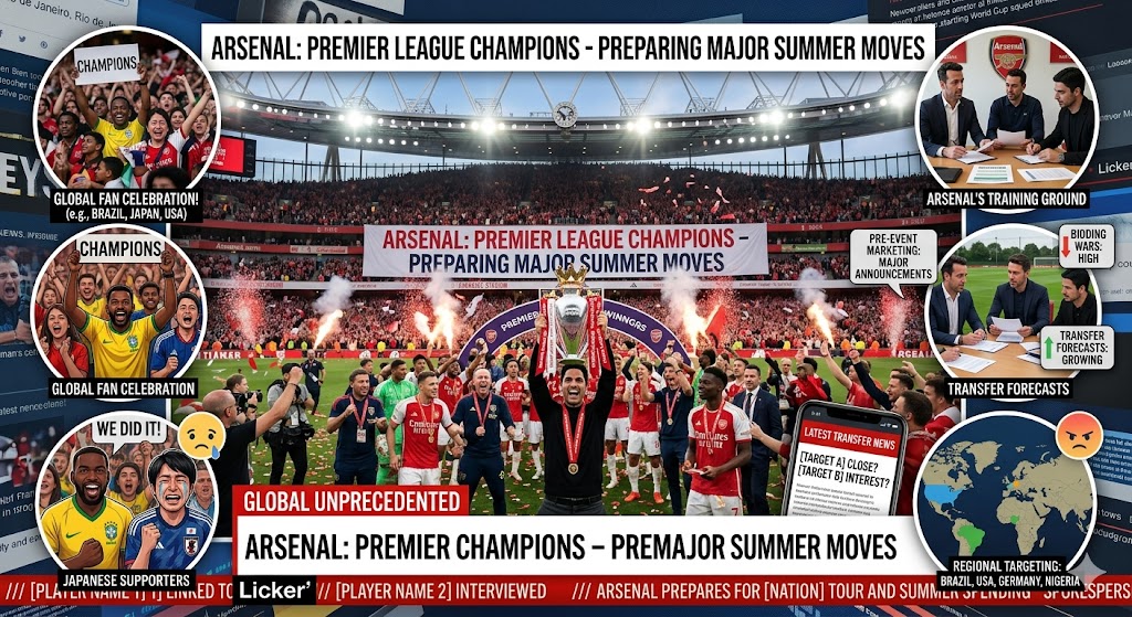 Arsenal Prepare Major Summer Moves After Premier League Title Win