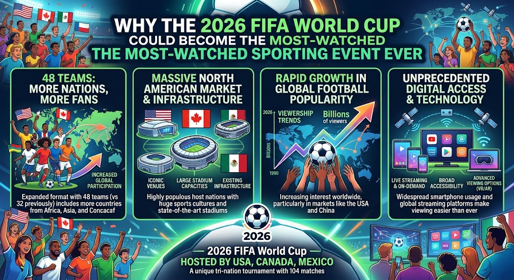 Why the 2026 FIFA World Cup Could Become the Most-Watched Sporting Event Ever