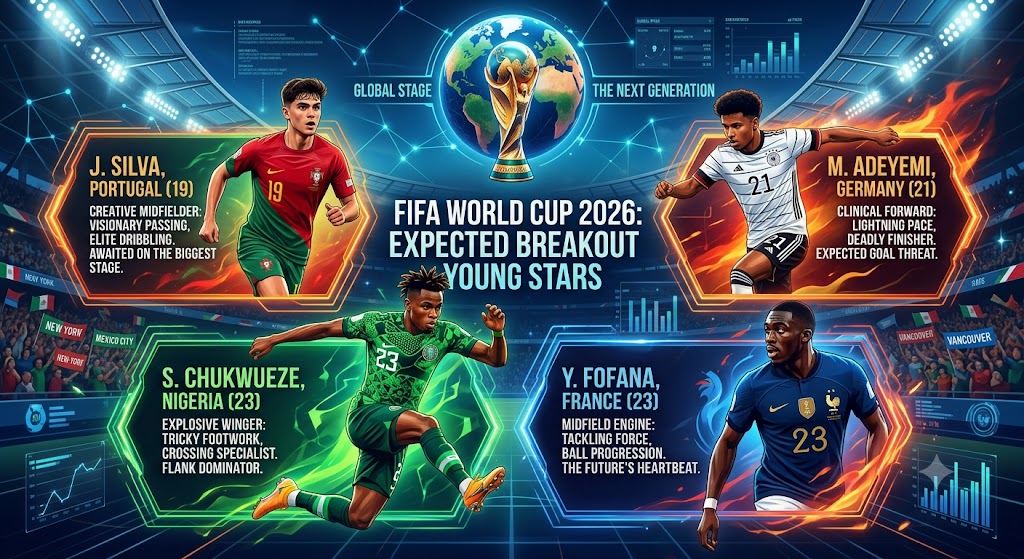 Young Players Expected to Break Out During the FIFA World Cup
